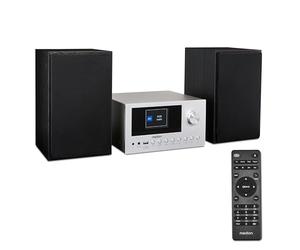 MEDION Sistema Audio Micro impianto Compatto P85003 (Radio Internet, Dab+, Radio FM PLL, Bluetooth, Presa USB, AUX, 2x150 W)