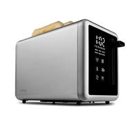 MEDION Tostapane MD12102 (2 fessure, display LED touch, 7 livelli di doratura, 5 programmi automatici) argento