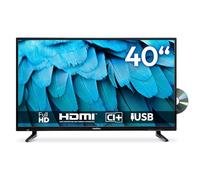 MEDION TV 40 pollici (100,3 cm) Full HD TV con lettore DVD (DVB-T2 HD, DVB-C, DVB-S2, HEVC, 2 x HDMI, USB, Sleeptimer, Mediaplayer, VESA, CI+, MD 840001)