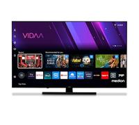 MEDION TV 43 pollici (108 cm) QLED Smart TV 4K (Dolby Vision HDR, VIDAA Store, DVB-T2 HD, DVB-C, DVB-S2, HEVC, Prime Video, Disney+, DAZN, Paramount+, DTS X, Dolby Atmos, PVR, MD 843600)