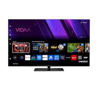 MEDION TV 50 pollici (125,7 cm) Smart TV (Dolby Vision HDR, VIDAA Store, DVB-T2 HD, DVB-C, DVB-S2, HEVC, Prime Video, Disney+, DAZN, Paramount+, HbbTV, PVR, Bluetooth, MD 850300)