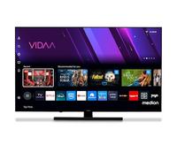 MEDION TV 55 pollici (138,8 cm) QLED Smart TV 4K (Dolby Vision HDR, VIDAA Store, DVB-T2 HD, DVB-C, DVB-S2, HEVC, Prime Video, Disney+, DAZN, Paramount+, DTS X, Dolby Atmos, PVR, MD 855600)