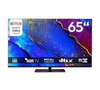 MEDION TV 65 pollici (163,9 cm) Smart TV 4K (compatible con Google TV, Dolby Vision HDR, DVB-T2 HD, DVB-C, DVB-S2, HEVC, Prime Video, Disney+, Dolby Atmos, DTS X, Smart TV, PVR, Bluetooth, MD 865400)