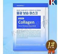 MEDIPEEL Mooltox Collagen Glow Maschera Idratante 30ml x 12pz K-Cosmetics NUOVO