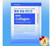 MEDIPEEL Mooltox Collagen Glow Moisturizing Mask 30 ml x 4EA Hydrating K-Beauty