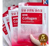 MEDIPEEL Red Lacto Collagen Pore Lifting Mask 30ml x 5pz Fogli Maschera Viso ...