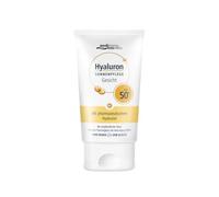 Medipharma - Crema Solare Viso SPF 50+ con Acido Ialuronico 50 ml - Protezione Solare Anti-Età Idratante - Pelli sensibili e secche - Resistente all’Acqua - Non Unge