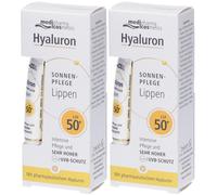Medipharma Hyaluron Protezione Solare Labbra SPF50+ 2x7 ml