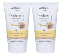 Medipharma Hyaluron Protezione Solare Viso Colorata SPF50+ 2x50 ml