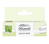 Medipharmacosmetics Lip Care Stick - Burrocacao Labbra Secche e Screpolate 4,8 g - Balsamo Labbra Idratante e Riparatore con Vitamina E, Olio di Oliva e Menta