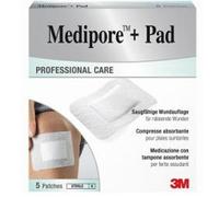 3M Medicazione Medipore+Pad sterile 10 x 20 cm 5 pezzi