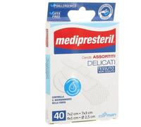 MEDIPRESTERIL CEROTTI DELICATI ASSORTITI 4 FORMATI 40 PEZZI