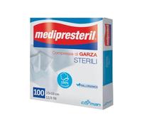 Medipresteril Compresse Di Garza Sterili 12/8, 10x10cm 100 garze