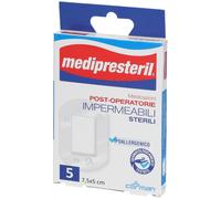 Corman S.p.a Medicazione post operatoria Medipresteril P impermeabile sterile 7,5 x 5 cm 5 pezzi