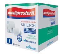 Medipresteril Stretch Cerotto Rocchetto in Rotolo TNT 5cm x 5m, 1 rocchetto
