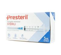 SIRINGA IPODERMICA MEDIPRESTERIL AGO 23 GAUGE 1 1/4 0,5X30MM5 ML 10 PEZZI