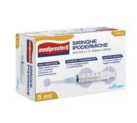 SIRINGA IPODERMICA MEDIPRESTERIL AGO 23 GAUGE 1 1/4 0,5X30MM5 ML 10 PEZZI