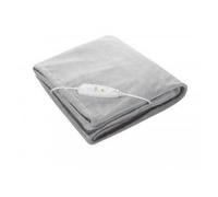 medisana Coperta elettrica HB 675 Cuddly XXL, lavabile, morbida coperta con spegnimento automatico, 4 livelli di temperatura, 200 x 150 cm, look reversibile a 2 colori, grigio/grigio scuro, 1 pezzo