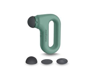 medisana HM 330 Mini massaggiatore manuale per l'automassaggio, massaggio dei punti trigger, attivazione e rigenerazione muscolare, massaggio a vibrazione con attacchi e intensità selezionabili