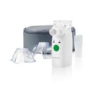 medisana IN 525 inalatore portatile per in viaggio, nebulizzatore ad ultrasuoni con boccaglio e maschera per adulti e bambini, per raffreddori o asma con accessori extra