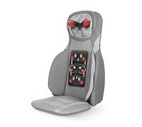 Medisana Mc 826 Coprisedile per Massaggio Shiatsu, Massaggiatore con Funzione di Calore, Massaggio con Digitopressione e Picchiettamento, 3 Livelli di Intensità, di Facile Manutenzione, Grigio