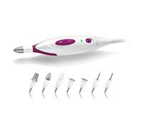 medisana MP 815 set elettrico per manicure e pedicure, lima per unghie | con 7 accessori per la cura delle unghie, 2 impostazioni di velocità per unghie, cuticole e calli
