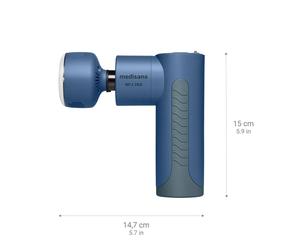 Medisana Pistola Per Massaggi Mg 600 Hot And Cold Blue