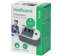 Medisana PM 100 monitor per il battito cardiaco Dito Argento, Bianco 1