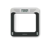 40448 Bilance Pesapersone Rettangolo Nero, Grigio Bilancia Pesapersone Elettronica