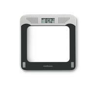 40448 Bilance Pesapersone Rettangolo Nero, Grigio Bilancia Pesapersone Elettronica