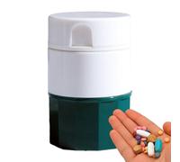 Medita Multifunzionale Grinder - Schiacciare le pillole in polvere facilmente | Schiacciare il di pillole, il di medicinali, 4 in 1 coppia di pollò 5 x 5 x 9,5 cm / 1,97 x 3,74