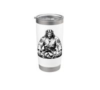 Meditando Jiu Jitsu Gesù Bicchiere termico in acciaio inox doppia parete