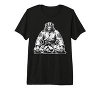 Meditando Jiu Jitsu Gesù Maglietta Premium