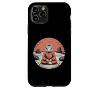 Meditando Monkey Monk Mindfulness Yoga Custodia per iPhone 11 Pro