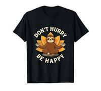 Meditare Bradipo Non affrettarsi Zen Art Maglietta