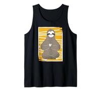 MEDITARE LA Sloth Yoga Meditazione Insegnante Meme Canotta