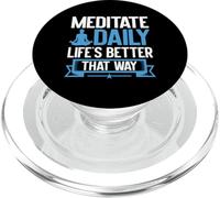 Meditare la vita quotidiana è meglio in questo modo meditazione PopSockets PopGrip per MagSafe