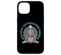 Meditare Scheletro Mindfulness Yoga Spirituale Amare Gentilezza Custodia per iPhone 13