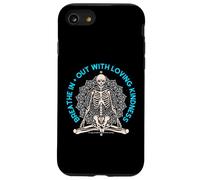 Meditare Scheletro Mindfulness Yoga Spirituale Amare Gentilezza Custodia per iPhone SE (2020) / 7/8