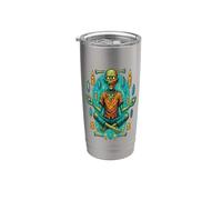 MEDITARE ZOMBIE Strano e stravagante Bicchiere termico in acciaio inox doppia parete