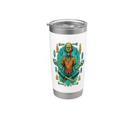 MEDITARE ZOMBIE Strano e stravagante Bicchiere termico in acciaio inox doppia parete