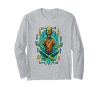 MEDITARE Zombie Strano e Stravagante Maglia a Manica