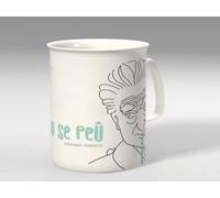 Meditathe Tazza letteraria | 439 Proverbio genovese - Sciuscia sciorbi | Tazza da tè e caffè | 300 ml | Mug Fine Bone China | Tazza con citazione e illustrazione