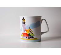 Meditathe Polo Sud Meditathe Tazza letteraria Mugs Virginia Woolf Leggere Senza fine, Porcellana
