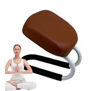 Meditation Bench, Praying Meditations Carne, Adorabile Yoga Esercizio, Portatile Prayer Pantaloncini Bench per Home Gym Workout Fitness Training Bedroom Studio Women, Black, Brown