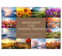 Meditation und innerer Frieden (Wandkalender 2027 DIN A4 quer), CALVENDO Monatsk