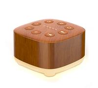 Meditation White Noise Machine 30 suoni lenitivi 12 luci notturne 5 timer automatico macchina audio portatile per viaggi alimentato da AC o USB terapia del sonno per neonati bambini adulti (grana del legno)