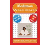 Meditation Word Search: Word searches with easy to read print about meditation, relaxation, yoga, and more