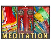 MEDITATION Zeit für mich (Wandkalender 2026 DIN A3 quer), CALVENDO Monatskalender: Träumen und Meditieren mit Fotografien von BuddhaART.