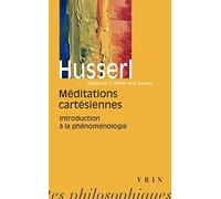 Meditations Cartesiennes: Introduction a La Phenomenologie: Introduction à la phénoménologie